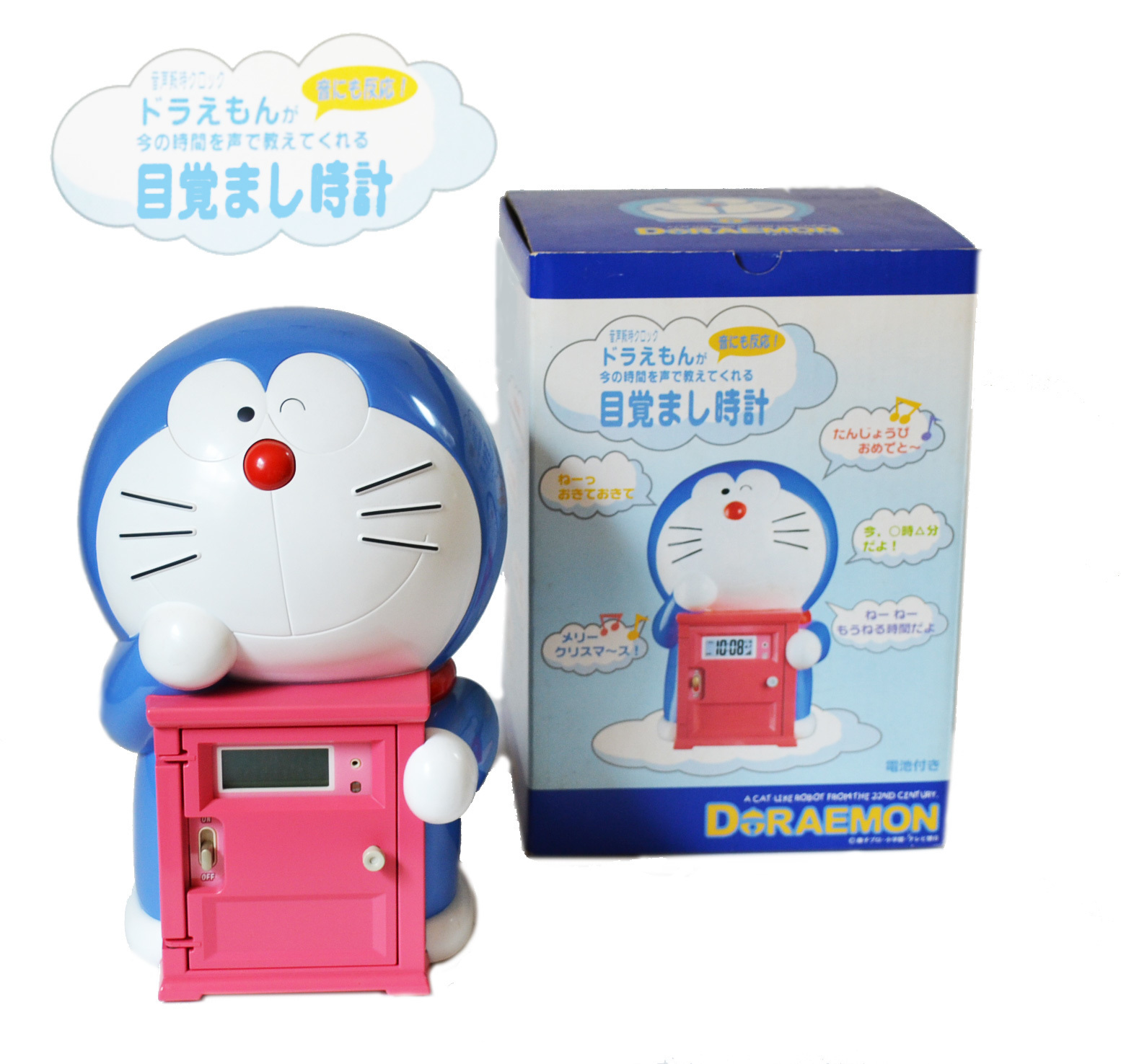 完売 特価 展示品 ドラえもん 目覚まし時計 Doraemon セイコークロック Cochi Ka Ka 東風かか
