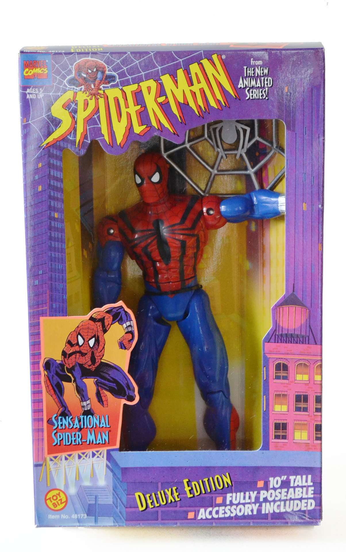 スパイダーマン SENSA TIONAL SPIDER MAN Deluxe-Edition TOY BIZ 1996