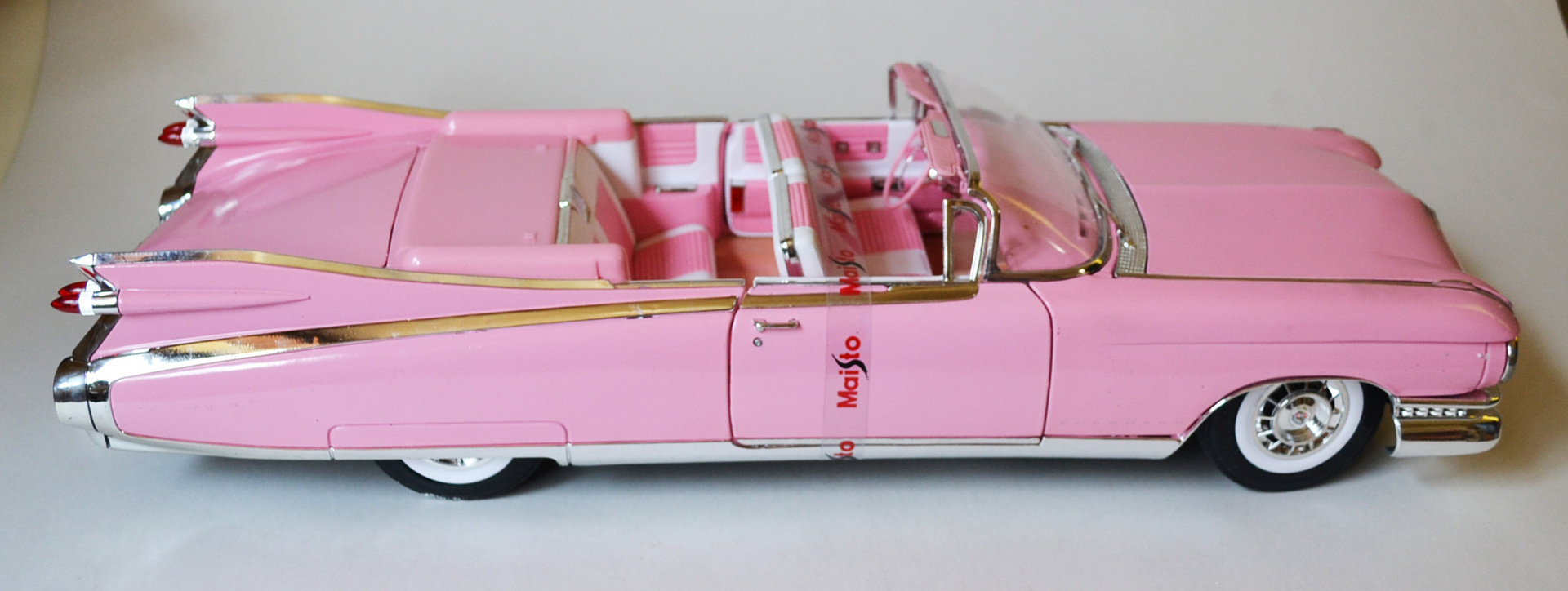 1959キャデラックエルドラドビアリッツピンク マイスト 1/12
