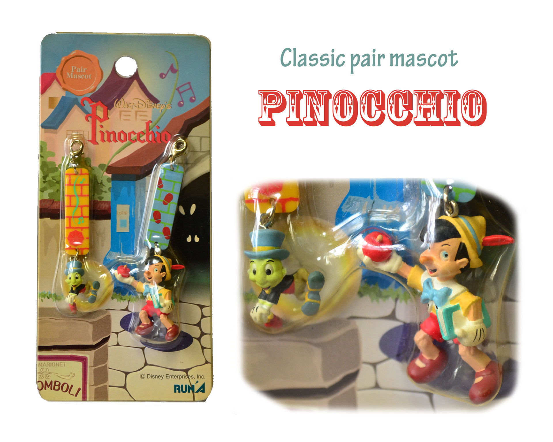 Walt Disney クラシック ペアマスコット ピノキオ Pinocchio