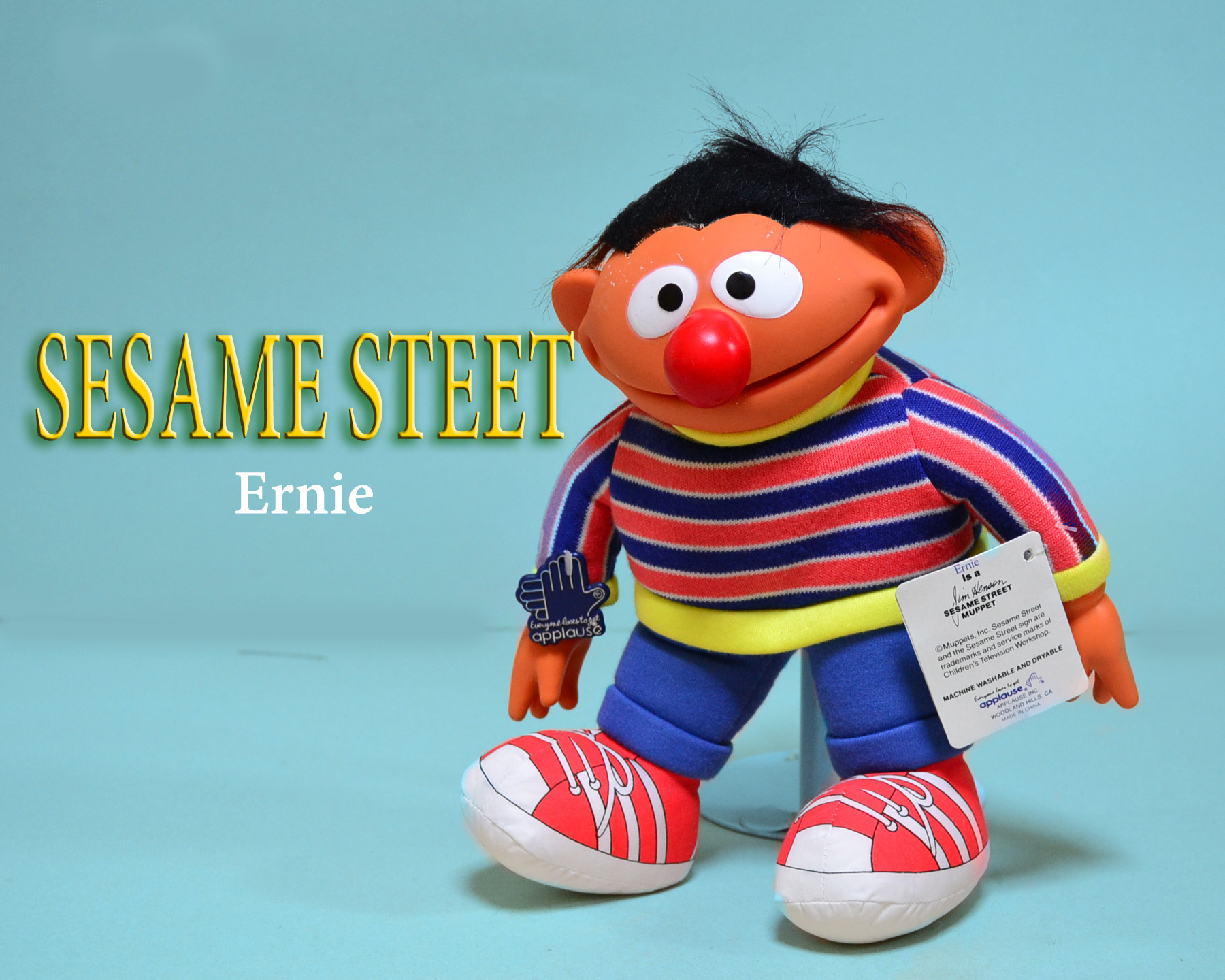 SESAME STEET Bert MUPPET applause 1985 セサミストリート アーニー