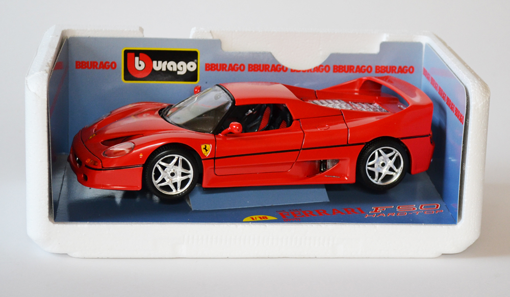 BBURAGO フェラーリ F50 HARD-TOP 1/18 新品 1995年 3362展示品: Cochi.ka.ka （東風かか ）