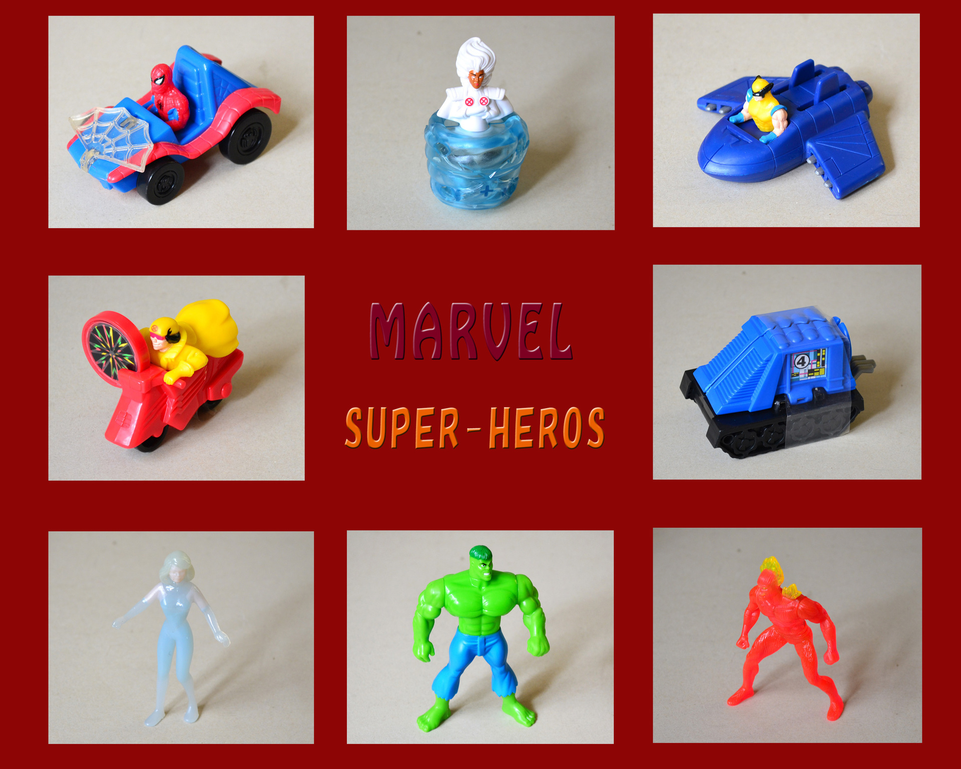 海外マクドナルド】【McDonald's/マクドナルド】 ハッピーミールTOYセット マーベル・コミック スパーヒーロー『スパイダーマン  ビークル』など全８種類 アメイジングスパイダーマン・MARVELアメコミ: Cochi.ka.ka （東風かか ）