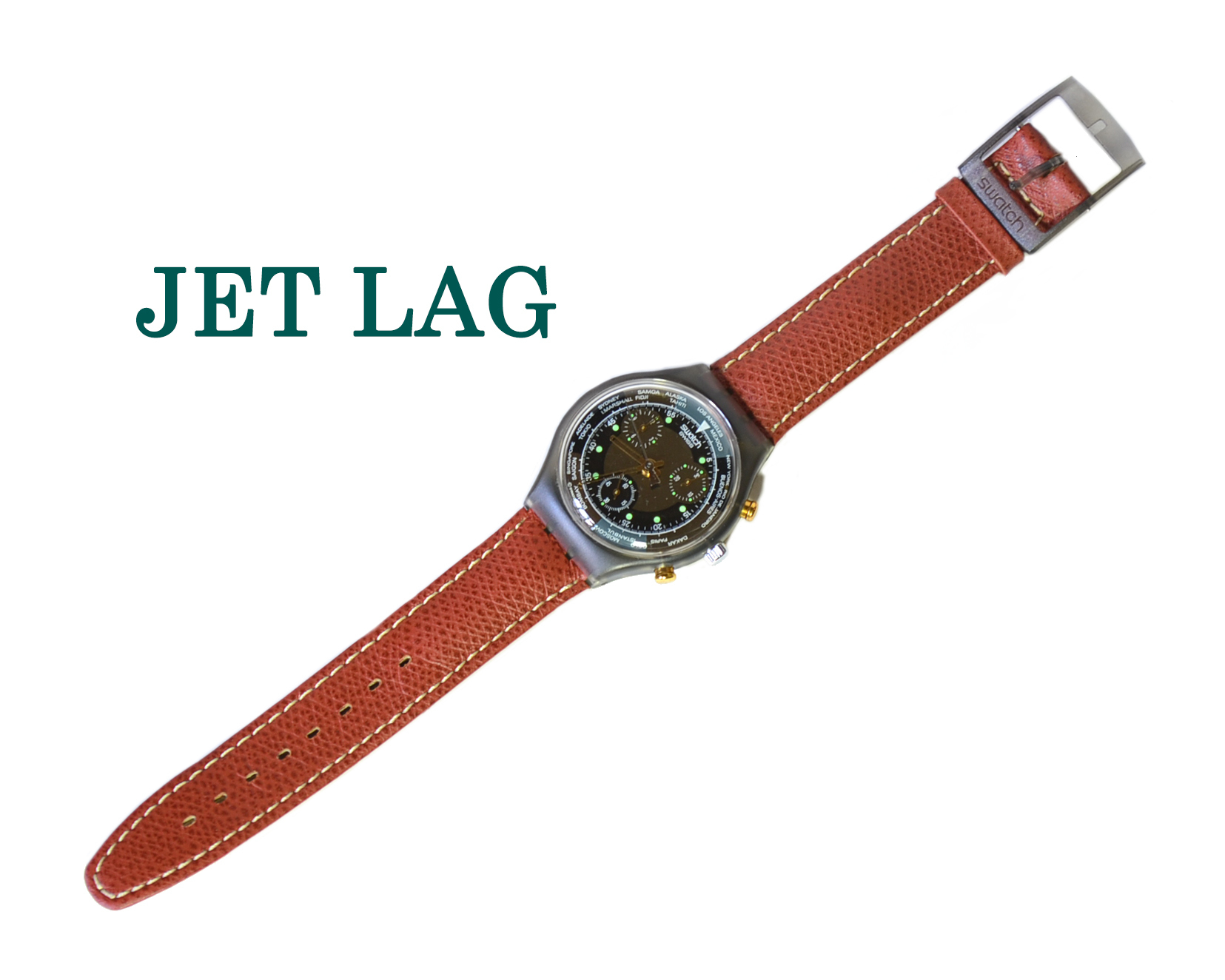 スウォッチ SWATCH Jet Lag 1993年 クロノ新品未使用 - ブランド腕時計